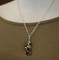 Khaki Teardrop Cluster Necklace