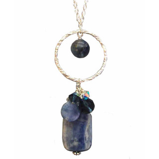Kyanite Cluster Necklace