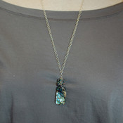 Abalone Cluster Necklace