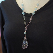 Aquamarine Chain Necklace