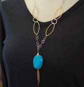 Two-tone Jade Necklace