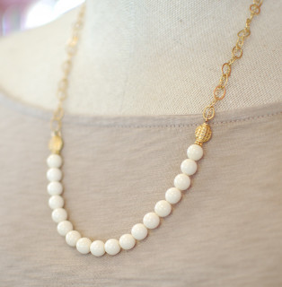 White Coral Necklace