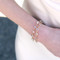 Channel Set Bracelet shown in Gold Crystal (Clear)
