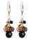 Crystal & Pearl Cluster Earrings in Sterling Silver Canyon