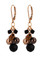 Crystal & Pearl Cluster Earrings in 18K Gold Vermeil Canyon