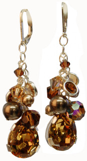Browns Teardrop Earrings