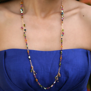 Long Dangle Necklace in Gypsy