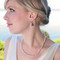 Nicole Necklace shown with the Pearl Rondelle Earrings.