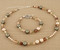 Eclectic Bracelet shown in Sterling Silver Olive. Shown with Eclectic Necklace in Sterling Silver Olive.