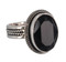Swarovski Crystal Oval Ring in Jet (Black)