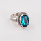 Swarovski Crystal Oval Ring in Indicolite
