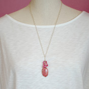Raspberry Sorbet Necklace