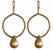 Gold Teardrop Earrings
