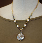 Two-Tone Pyrite Necklace