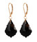 Baroque Earrings in Jet (Black) 18k Gold Vermeil