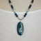 Blue Crush Necklace in Sterling Silver