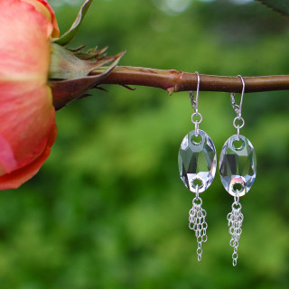 Roxie Earrings in Crystal (Clear)