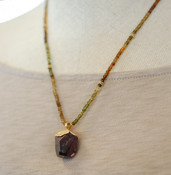 Tourmaline & Garnet Necklace
