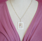 White Shell Drop Necklace