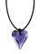 Wild Heart Leather Necklace in Tanzanite