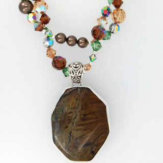 Pistachio Double Necklace