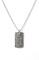 Judith Jack Marcasite Dog Tag Necklace