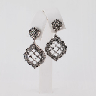 Lattice Drop Earrings