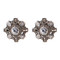 Cubic Zirconia & Marcasite Star Post Earrings