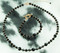 Basic Necklace in Jet (Black) shown with the Basic Bracelet in Jet (Black).