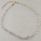 Basic Necklace in 18K Gold Vermeil Crystal (Clear)