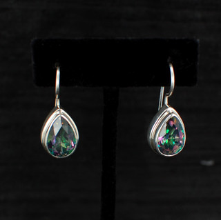 Mystic Topaz Large Teardrop Earrings