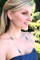 Long Necklace in Sterling Silver Antigua shown with the Crystal Cluster Earrings in Antigua