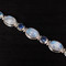 Moonstone, Mercury Mist & Azotic Blue Topaz Bracelet