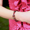 Double Bracelet shown in Sterling Silver Soleil - Smoked Topaz, Fuchsia, Tanzanite, Olivine & Montana Swarovski crystals.