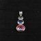 Pink, Blue & Mystic Topaz Pendant