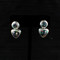 Mystic Topaz Trillion & Round Post Earrings