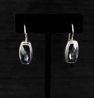 Mystic Topaz Baguette Earrings