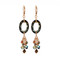 Cosmic Crystal Tabac Earrings
