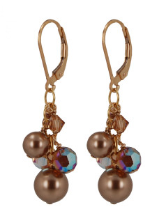 Rosewood Cluster Earrings