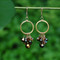 Ring Cluster Earrings in 18k Gold Vermeil Jungle