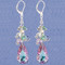 Teardrop Cluster Earrings in Glass Slipper