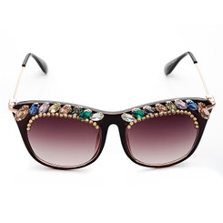 Colourful Crystal Sunglasses 