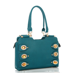 Peacock Tail Effect Shoulder Bag