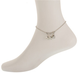 Dangling Star Trio Anklet