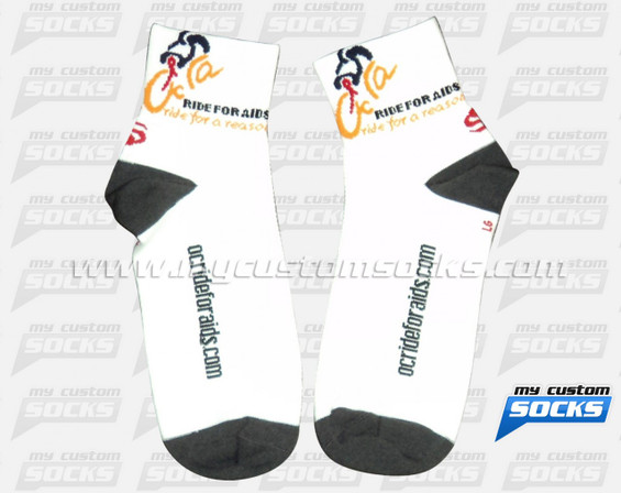 Custom AIDS Services Foundation Socks