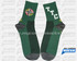 Custom University of Maryiland Light Green Socks