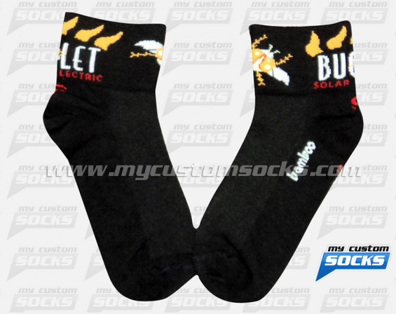 Custom Socks : Buglet Solar Electric