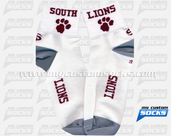 Custom Socks: South Secondary Football Team