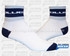 Custom Socks: Blue Competition Cycles Gray