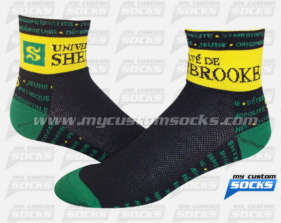 Custom Université de Sherbrooke Socks